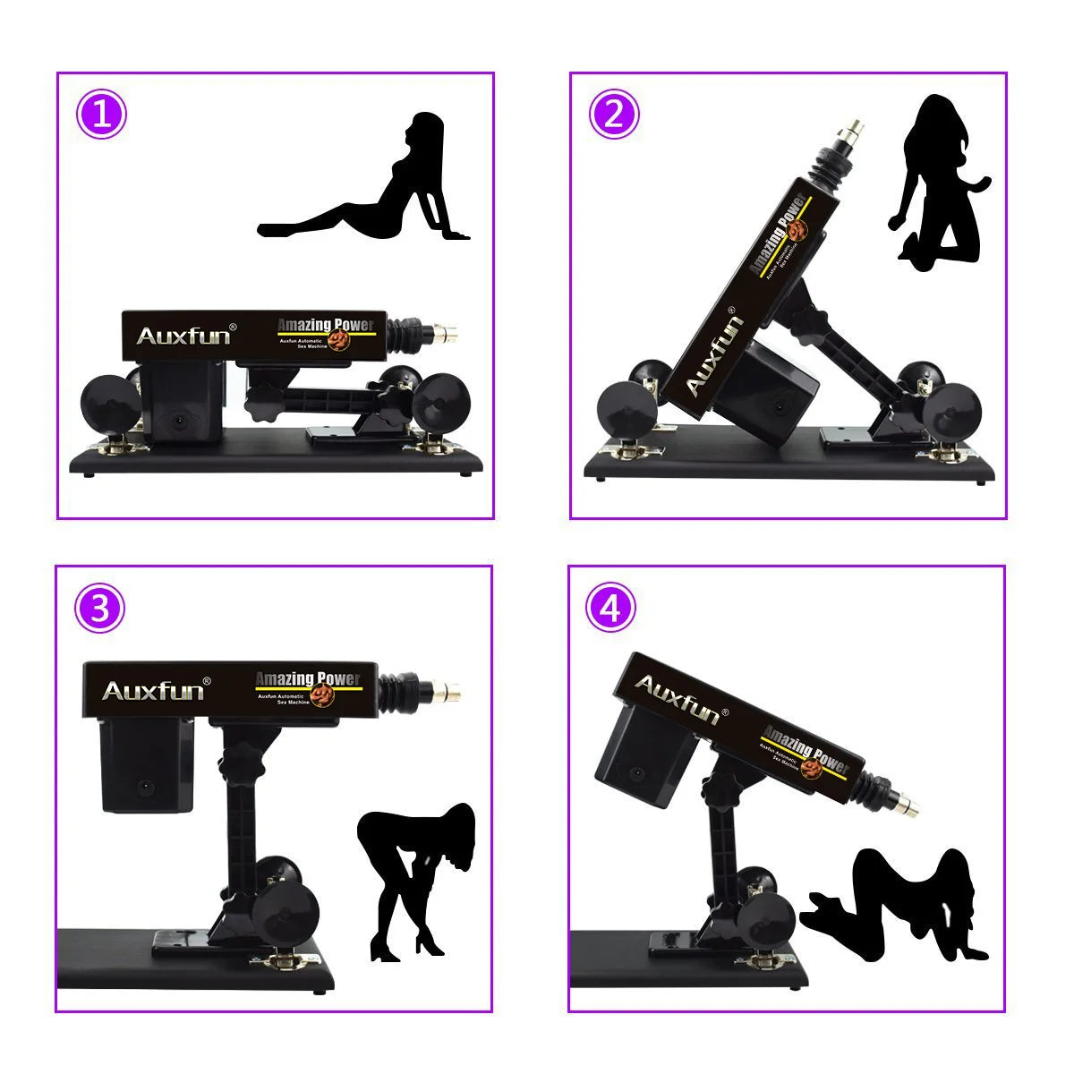 ¡Paquete de Máquina Sexual Básica Auxfun® Rhett Para él y ella!
