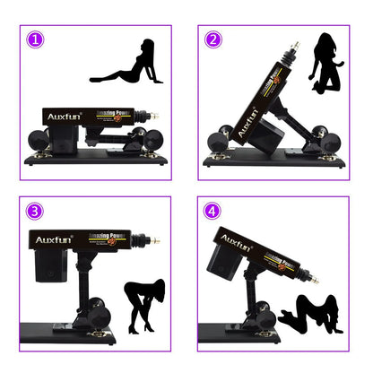 ¡Paquete de Máquina Sexual Básica Auxfun® Rhett Para él y ella!