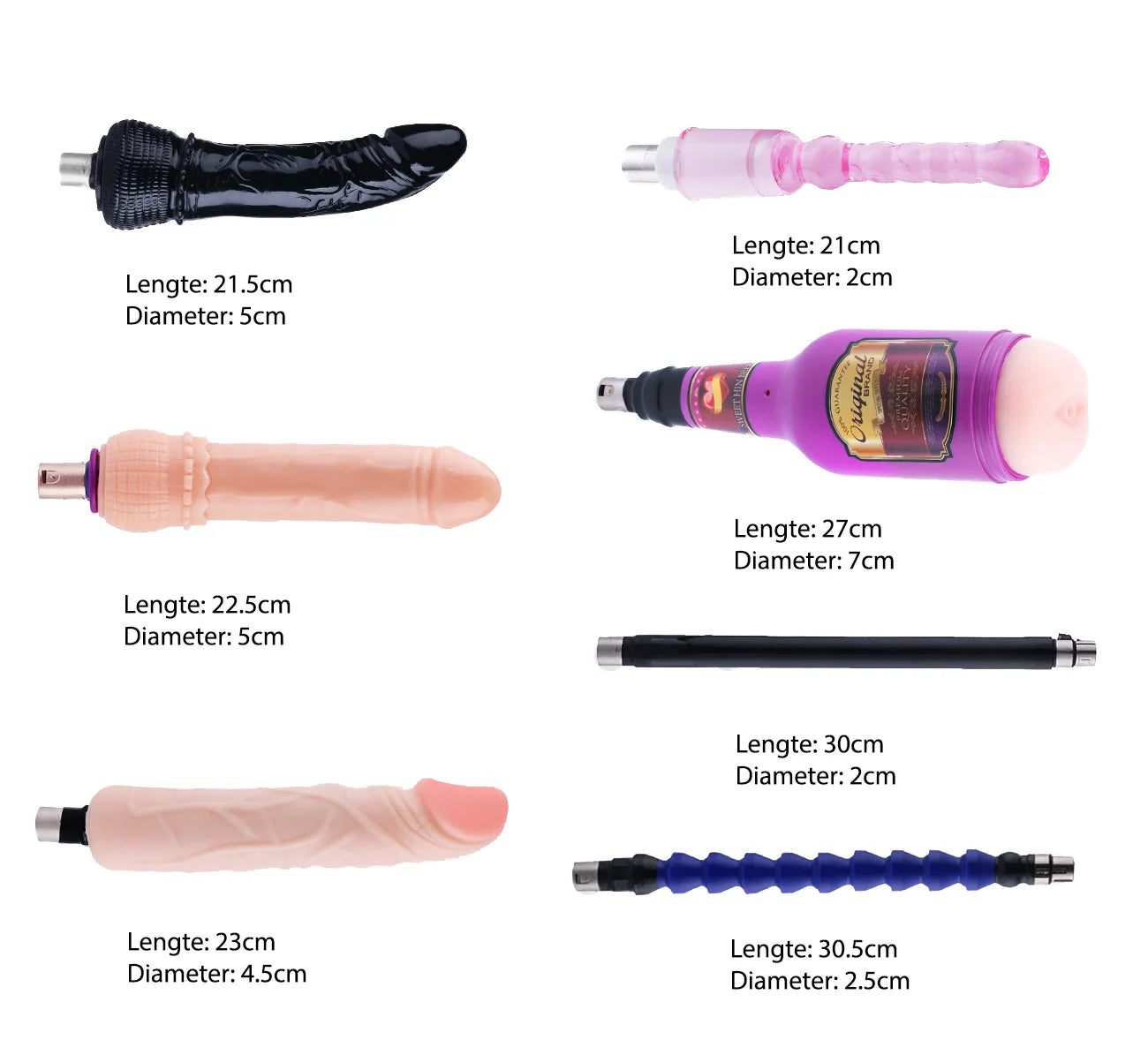 ¡Paquete de Máquina Sexual Básica Auxfun® Rhett Para él y ella!