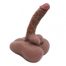 Masturbador realista 2 en 1 con dildo y ano - Diseño flexible de 18 cm para el placer máximo