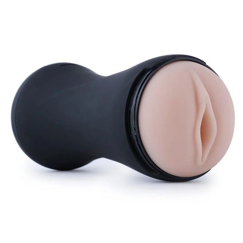Pocket Pussy para las máquinas sexuales QAC, vagina realista con vibración! Negra