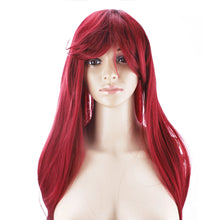 Peluca Roja para Muñeca Sexual – Sensual Peluca Roja para Muñecas Sexuales con Cabello Lujoso y Realista