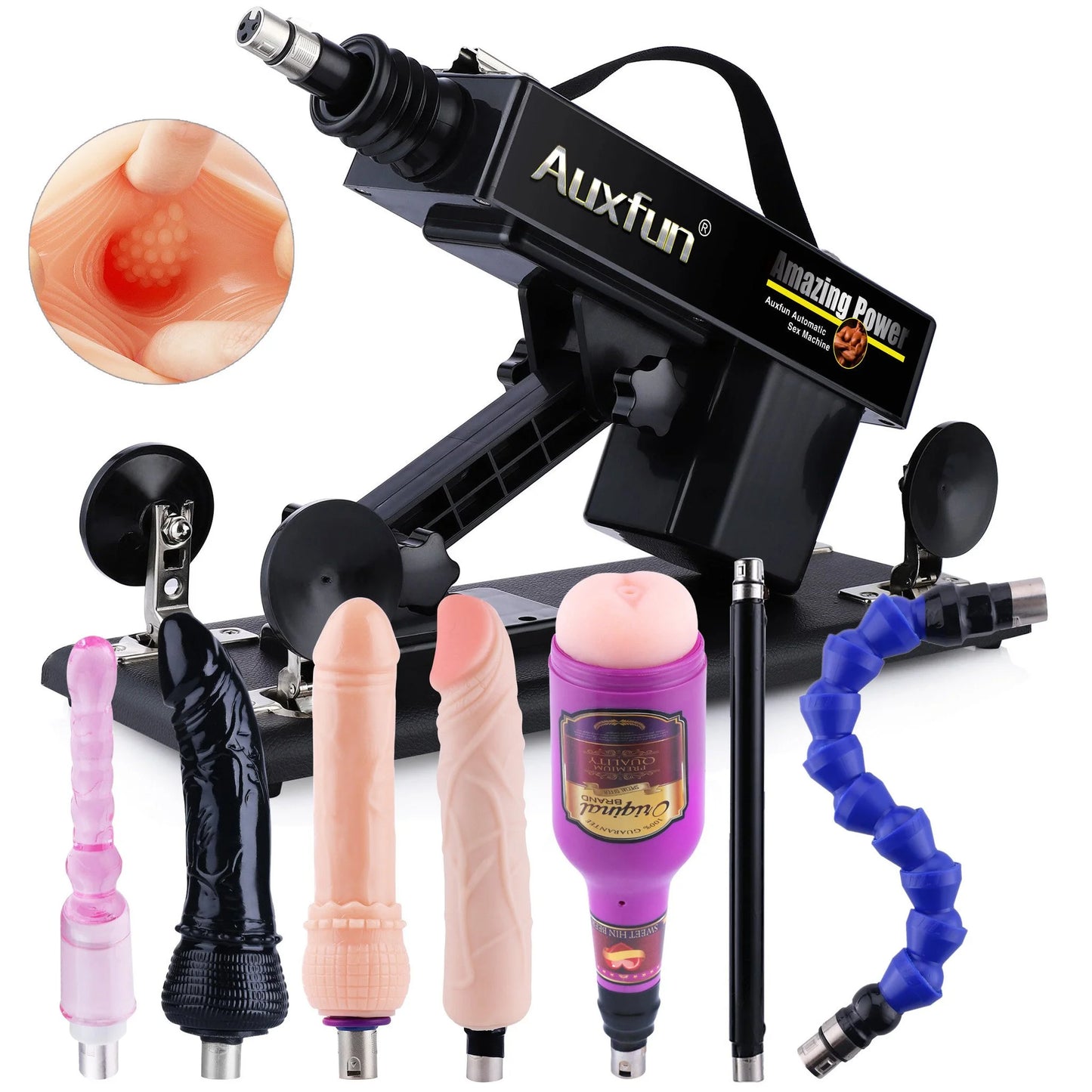 ¡Paquete de Máquina Sexual Básica Auxfun® Rhett Para él y ella!
