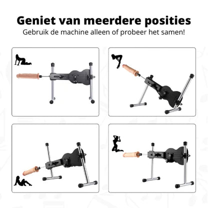 Máquina de Sexo Única para Ukelele – Ajustable, Potente y 3 Accesorios