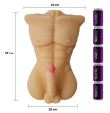Muñeco Sexual Masculino George – Muñeco Sexual Masculino de Alta Calidad con Detalles Anatómicamente Correctos y Piel Realista