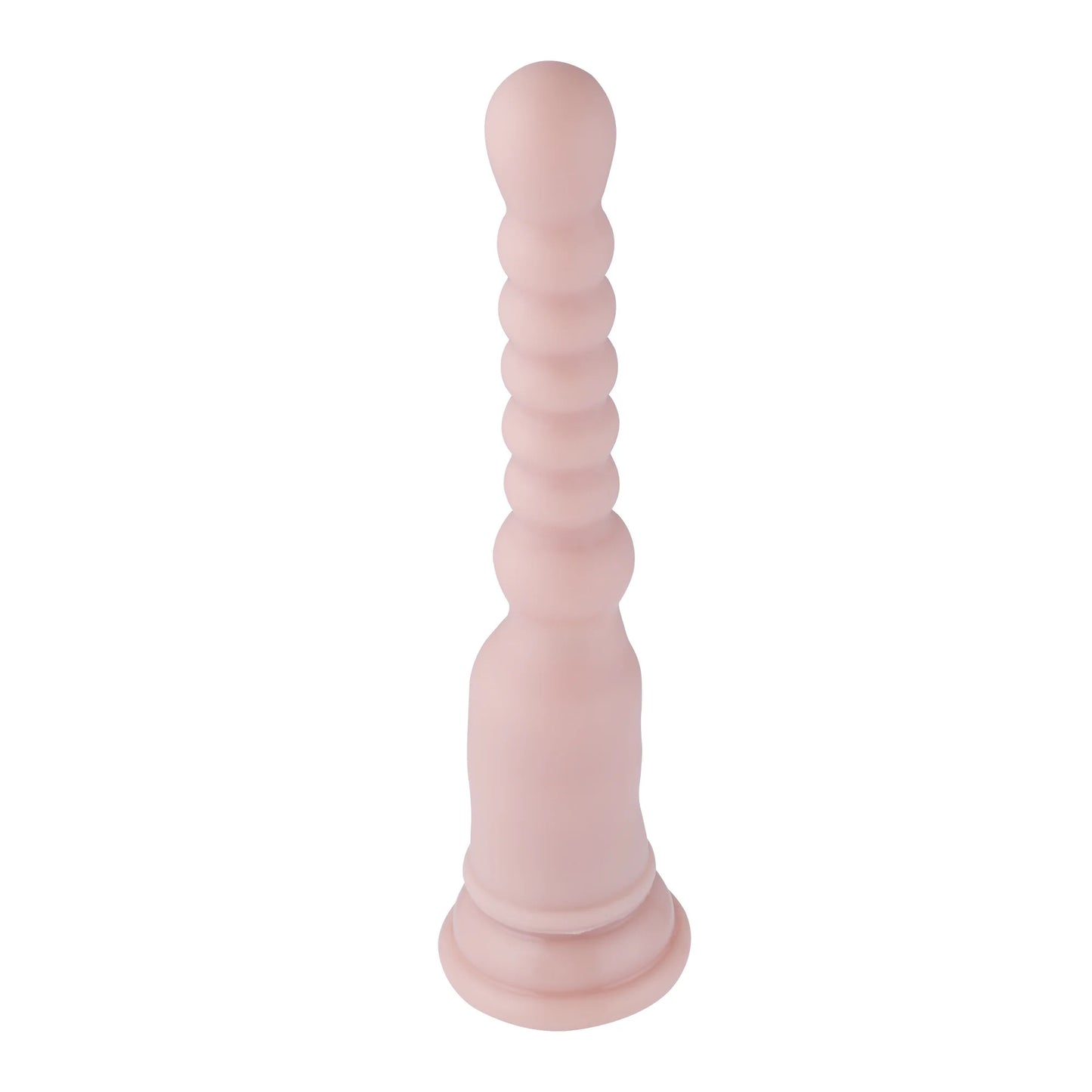 Dildo Anal 3XLR para Máquina de Sexo Básica Auxfun Beige 21 cm