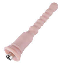 Dildo Anal 3XLR para Máquina de Sexo Básica Auxfun Beige 21 cm