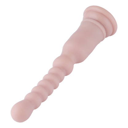 Dildo Anal 3XLR para Máquina de Sexo Básica Auxfun Beige 21 cm