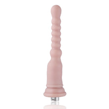 Dildo Anal 3XLR para Máquina de Sexo Básica Auxfun Beige 21 cm