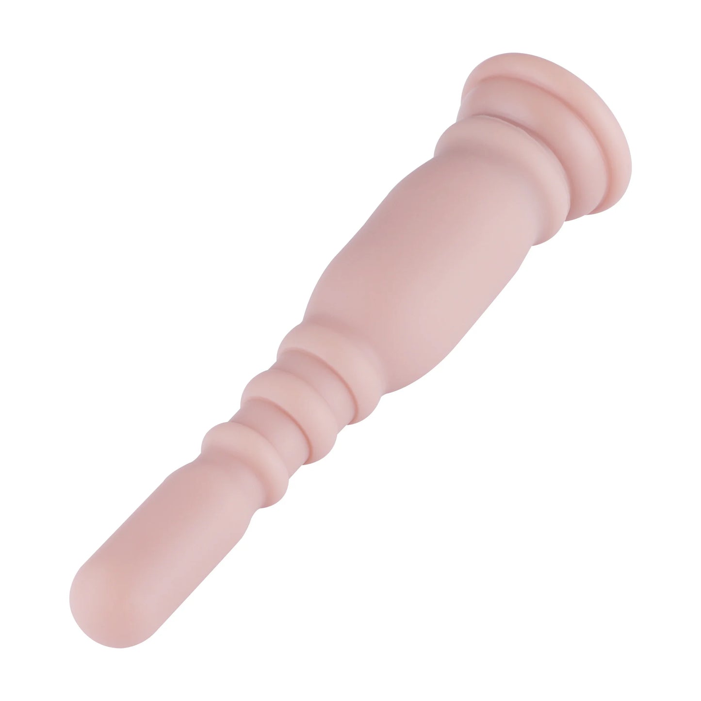Dildo Anal 3XLR para Máquina de Sexo Básica Auxfun Beige 20 cm