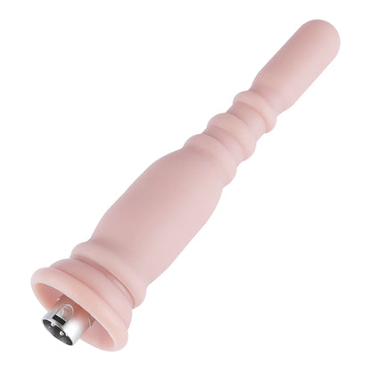 Dildo Anal 3XLR para Máquina de Sexo Básica Auxfun Beige 20 cm