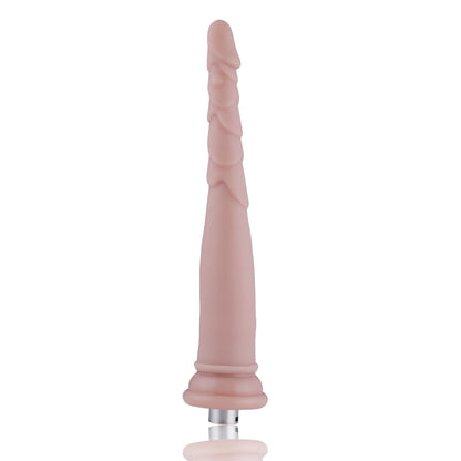 Dildo Anal 3XLR para Máquina de Sexo Básica Auxfun Beige 23.5 cm