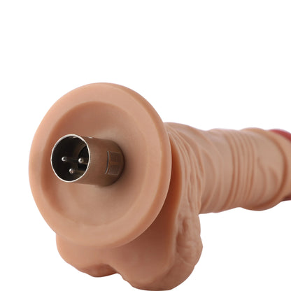 Dildo 3XLR para la Máquina Sexual Básica Auxfun Beige