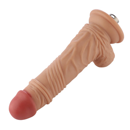 Dildo 3XLR para la Máquina Sexual Básica Auxfun Beige