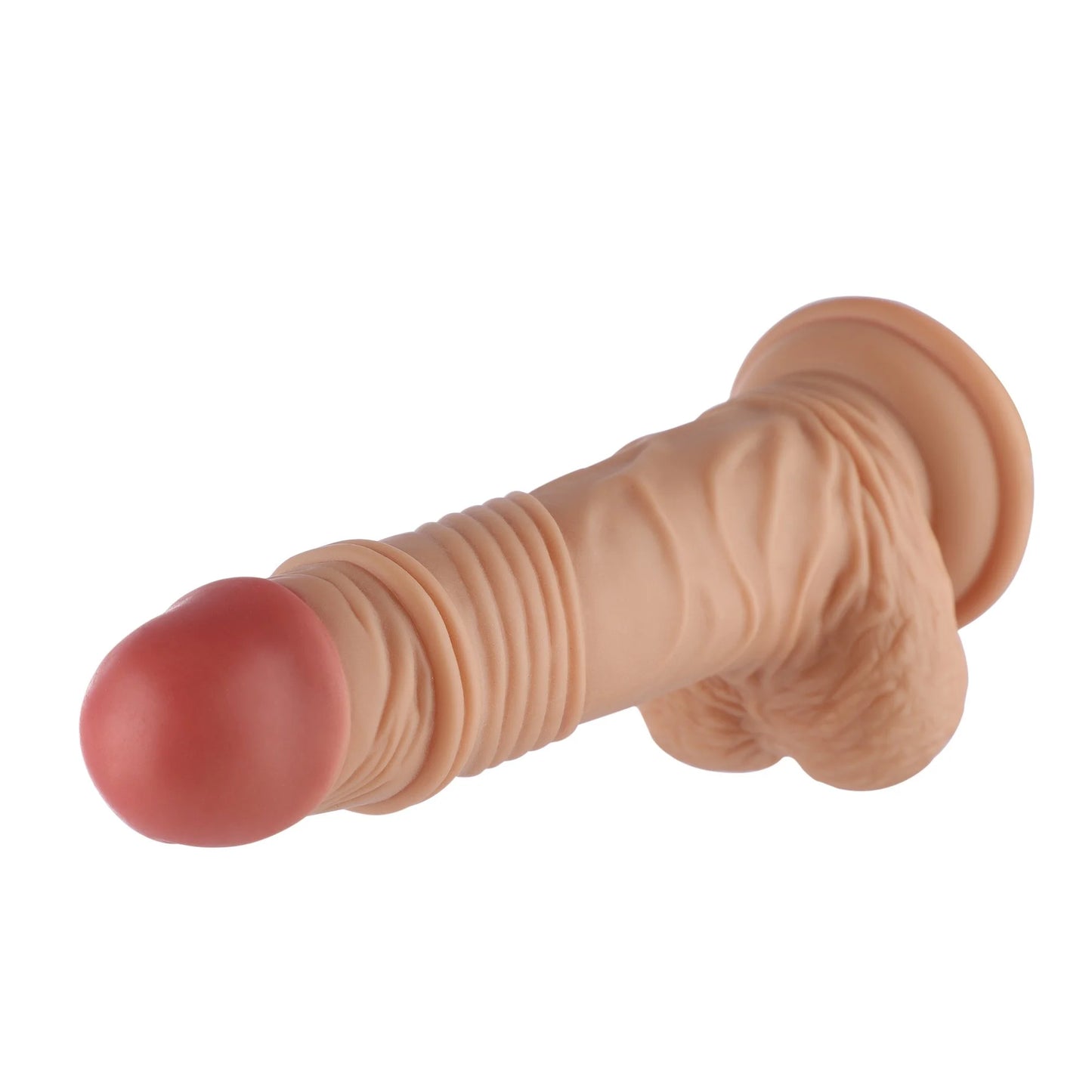 Dildo 3XLR para la Máquina Sexual Básica Auxfun Beige