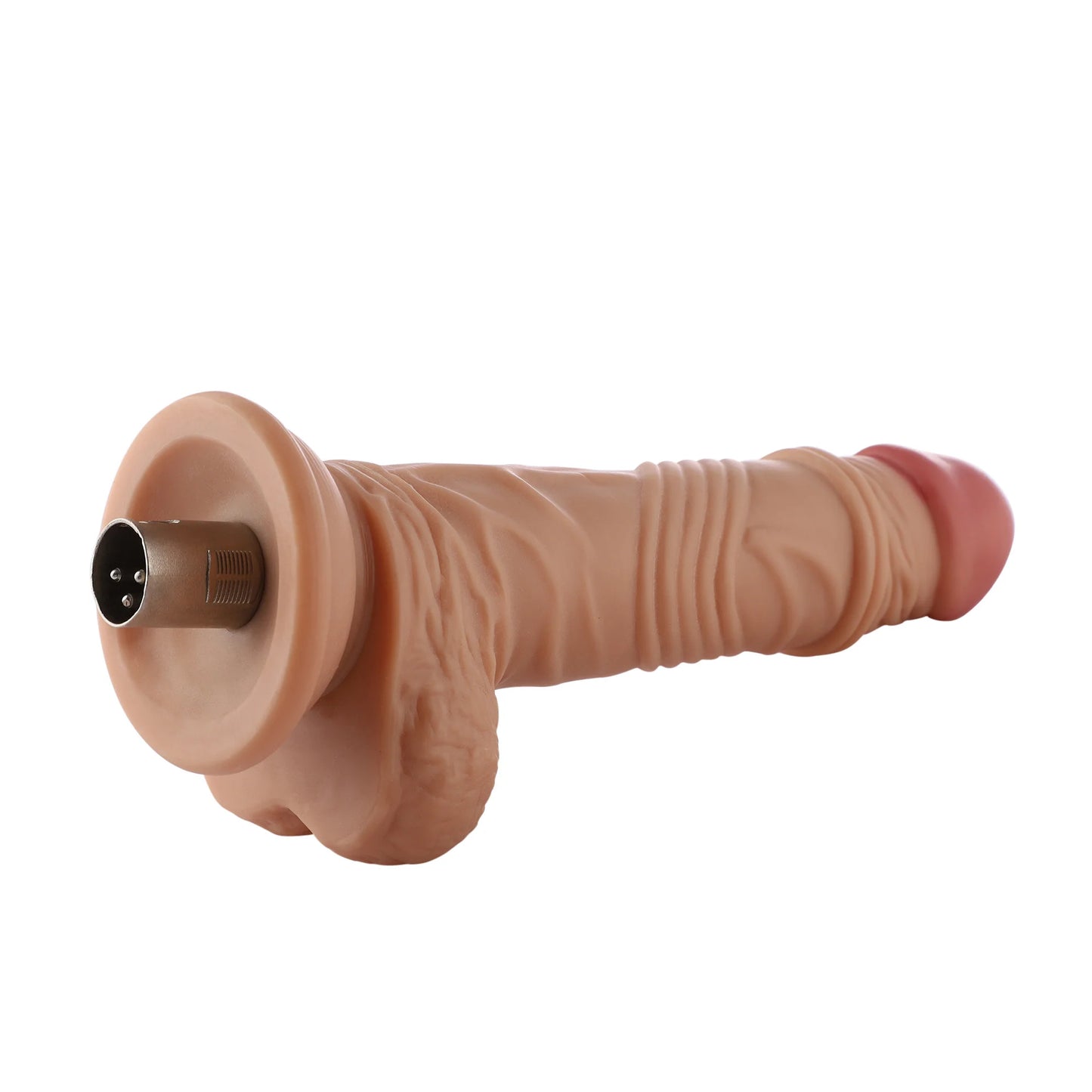Dildo 3XLR para la Máquina Sexual Básica Auxfun Beige
