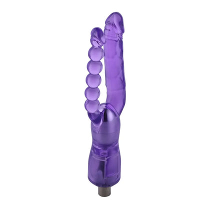 Dildo de doble estriado 3XLR para la máquina de sexo básica Auxfun de 23 cm