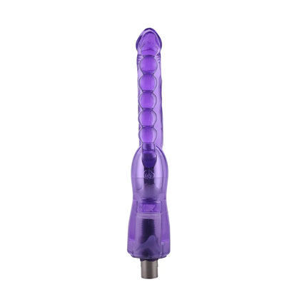 Dildo de doble estriado 3XLR para la máquina de sexo básica Auxfun de 23 cm