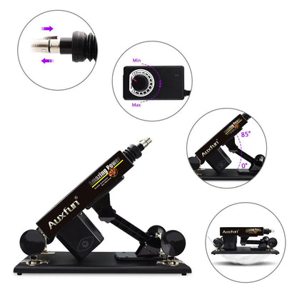 Paquete Stormi Sex Machine Auxfun Básico con 4 accesorios