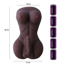 Muñeca Sexual Shemale Mercedes – Muñeca Sexual Shemale Realista con Textura de Piel Natural y Aberturas Suaves