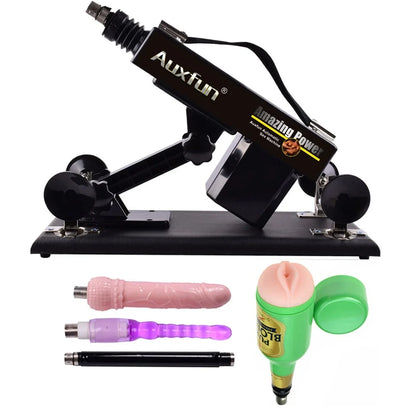 Paquete Stormi Sex Machine Auxfun Básico con 4 accesorios