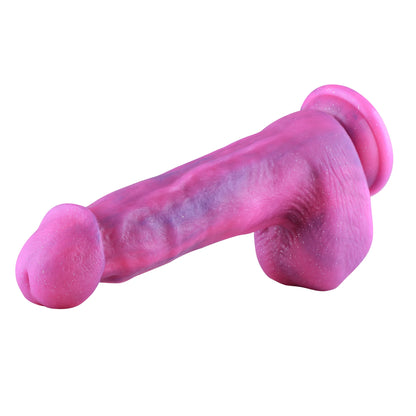 Wildolo Dildo Vibrador Púrpura de 25 cm con Ventosa - Control Remoto - 10 Modos de Vibración -.