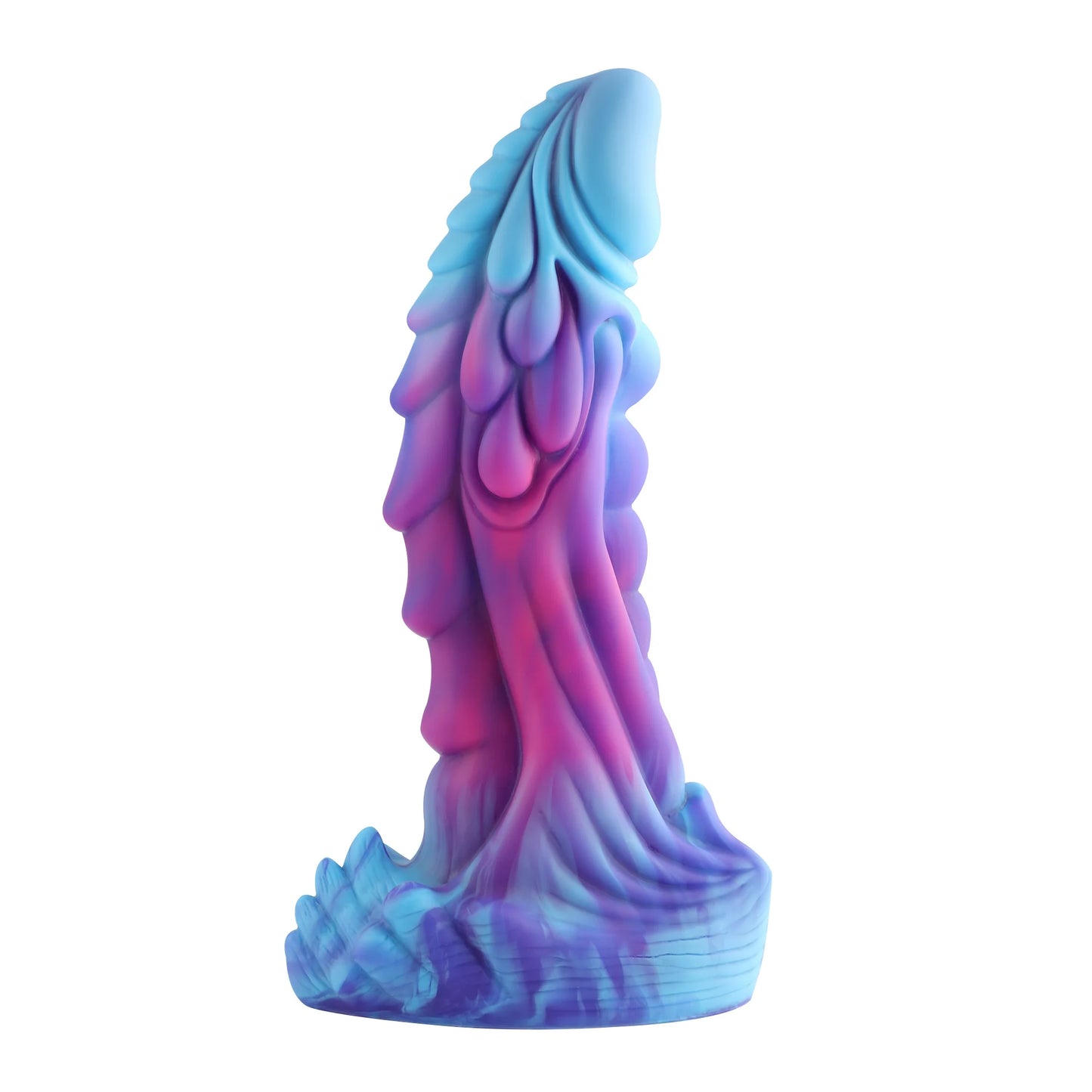 Dildo Vibrador Azul de 26 cm con Ventosa, 10 Modos de Vibración, Control Remoto | Alta calidad.