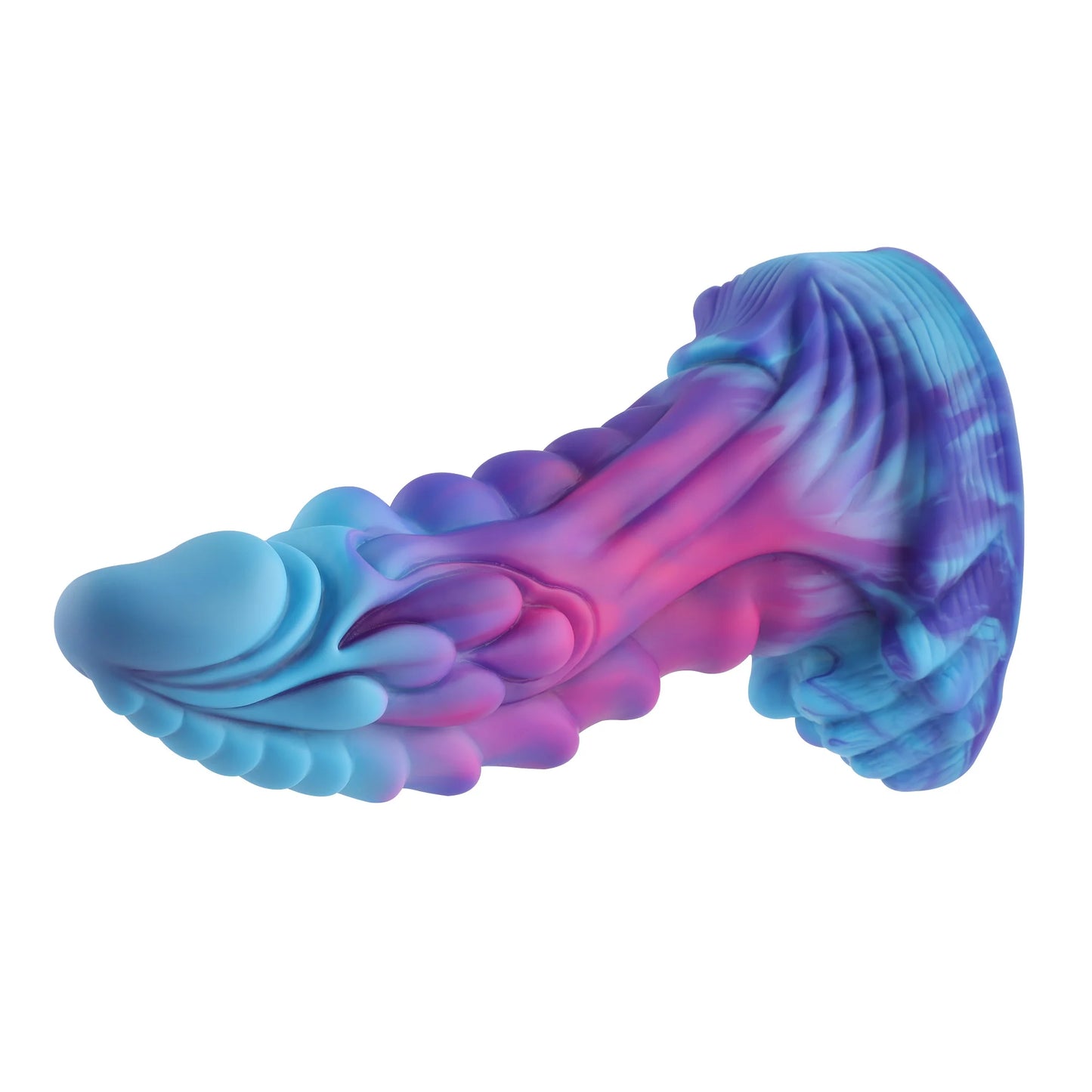 Dildo Vibrador Azul de 26 cm con Ventosa, 10 Modos de Vibración, Control Remoto | Alta calidad.