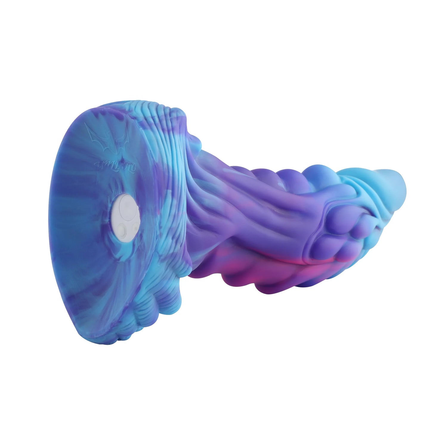 Dildo Vibrador Azul de 26 cm con Ventosa, 10 Modos de Vibración, Control Remoto | Alta calidad.