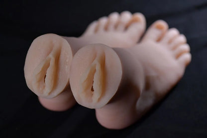 Maniquí de Fetiche de Pies con Vagina Artificial Derecha – Maniquí de Fetiche de Pies Realista con Apariencia Natural y Textura Suave y Tocable