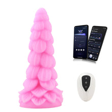 Dildo Fantasía que Brilla en la Oscuridad de 21 cm con Vibración y Ventosa | Control Remoto y App, 10.
