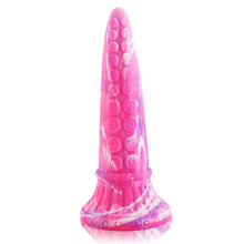 Dildo de Ventosa de Tentáculo de Fantasía 25 cm - Silicona Premium, Estimulación del Punto G y Punto P.
