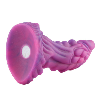 Dildo vibrador realista de 21 cm con ventosa y control por app para placer manos libres y 10.