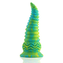 Dildo de silicona con ventosa que brilla en la oscuridad de 24 cm - Diseño realista para placer manos libres