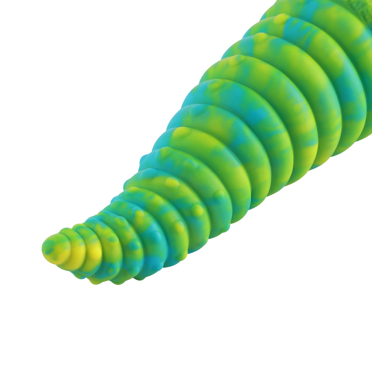 Dildo de silicona con ventosa que brilla en la oscuridad de 24 cm - Diseño realista para placer manos libres